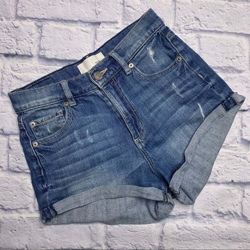 Garage Retro High Waist Stretch Shorts